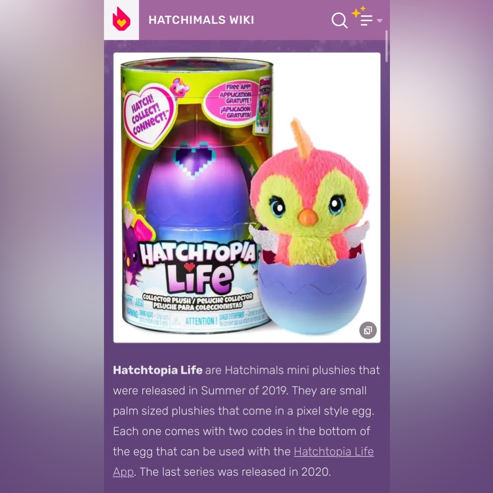 Collectible Plush Toy Hatchtopia Life - Picture 5 of 12